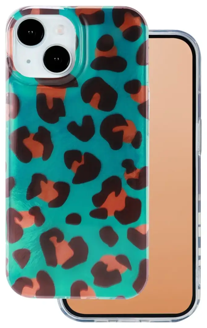 Animal Print telefono dėklas iPhone 14 daugiaspalvis (Crazy Cheetah)