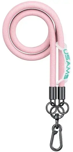 USAMS Universalus telefono dirželis 1,2m rožinė|pink ZB282GS03 (US-ZB282)