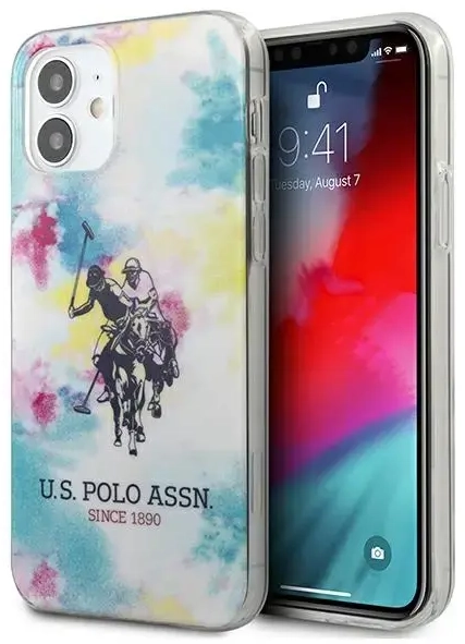 US Polo USHCP12SPCUSML iPhone 12 mini 5,4" spalvota Tie & Dye kolekcija