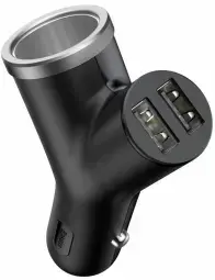 Autolaadija Baseus Y Type | 40W | QC | USB-A | must