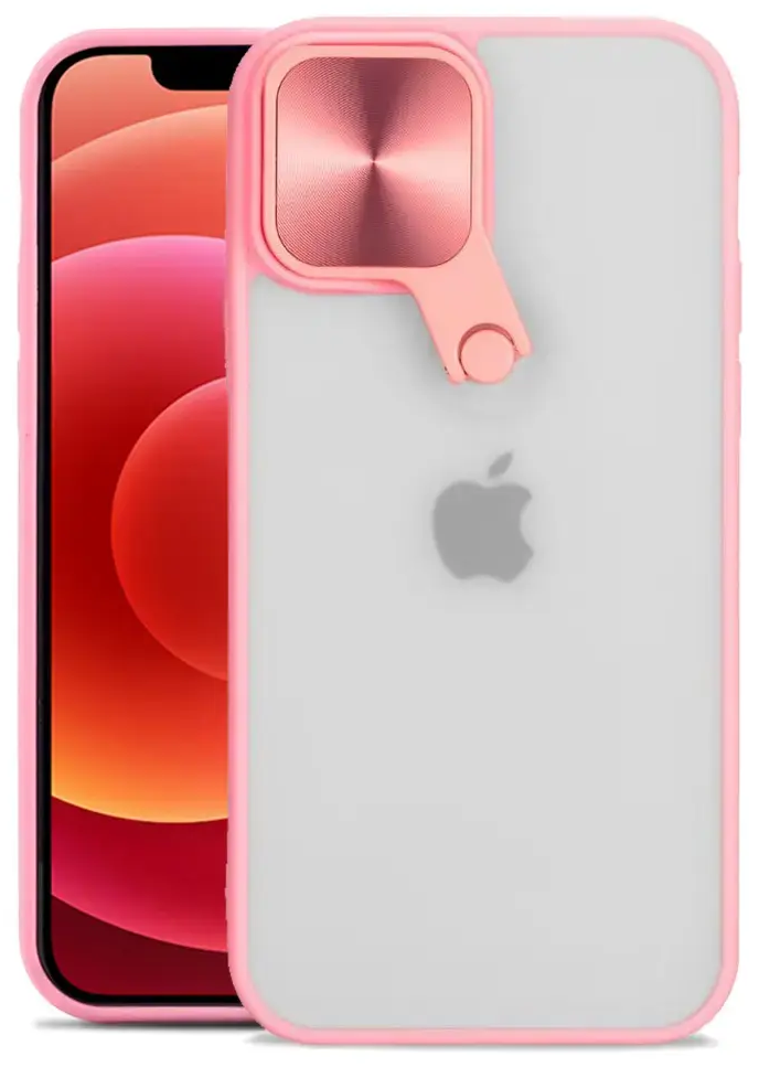 Tel Protect Cyclops maciņš telefonam iPhone 11 Pro Max rozā (ar kameras aizsargu)