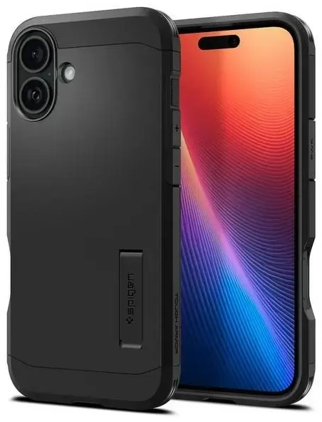 Spigen Tough Armor MAG iPhone 16 MagSafe juodas ACS08216