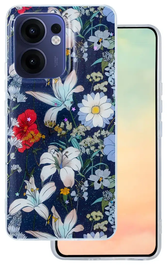 Glow Glam case for Oppo Reno 13F 5G (Global) / 13FS 5G blue