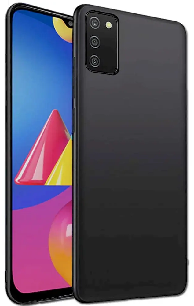 Fusion soft matte case силиконовый чехол для Samsung A035 Galaxy A03S черный