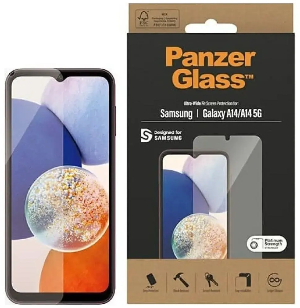 PanzerGlass Ultra-Wide Fit Sam A05s Screen Protection 7343