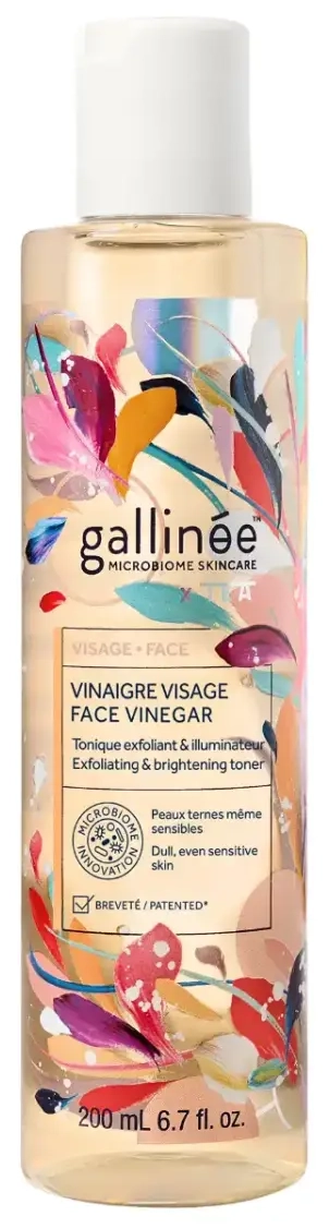Gallinee, Microbiome Skincare, Vinegar, Tones|Soothes & Brightens, Tonic Lotion, For Face, 200 ml