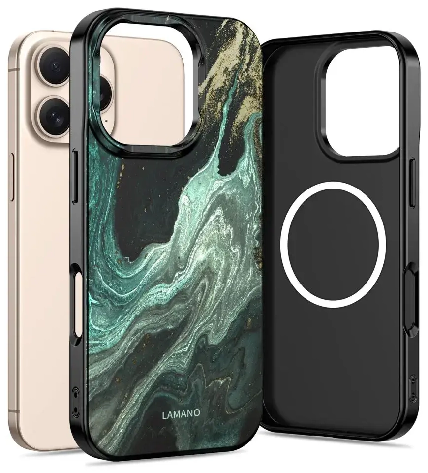 TECH-PROTECT LAMANO phone case with MagSafe support for Apple iPhone 16 Pro transparent