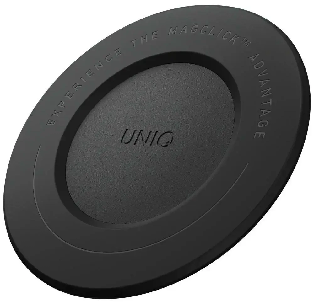 Magnetic holder UNIQ SnapMount self-adhesive black