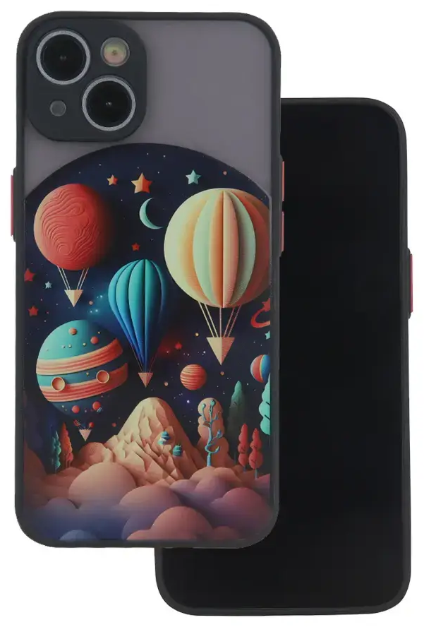 Ultra Trendy Travel telefono dėklas iPhone 14 juodas