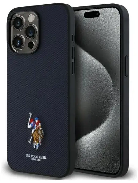 US Polo USHCP15XPEMV iPhone 15 Pro Max    6,7" granatowy|navy Embroidered DH Color