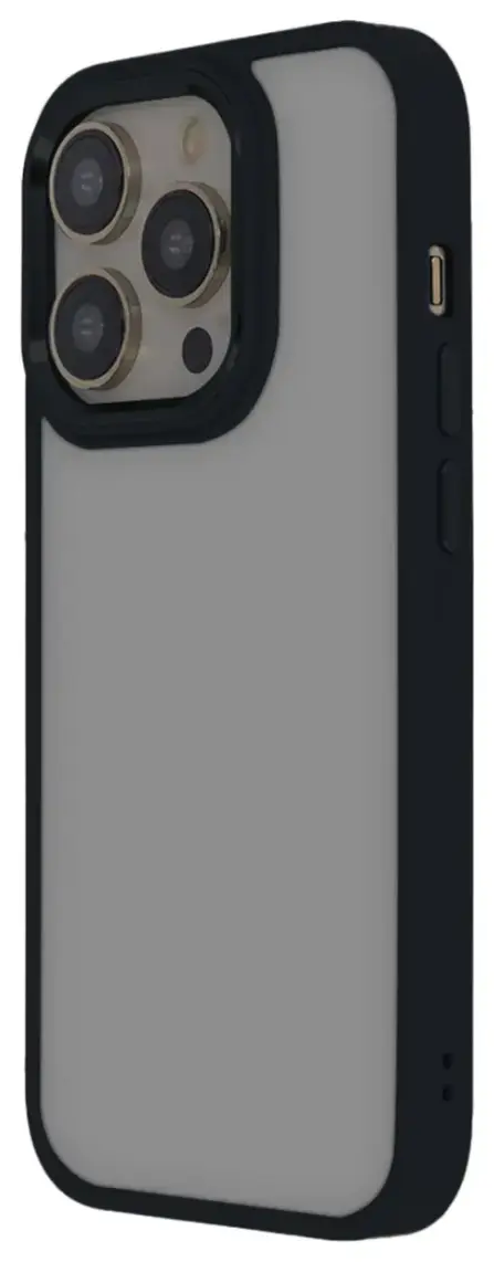 Satin Elegant Matt telefoni ümbris iPhone 16 Pro Max must