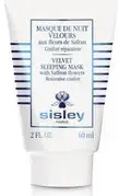 Velvet Sleeping Mask with Saffron Flowers - Regenerating face mask