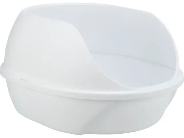 Kassiliivakast : Trixie Simao cat litter tray, kõrge äärega, 48 × 30 × 58 cm, valge