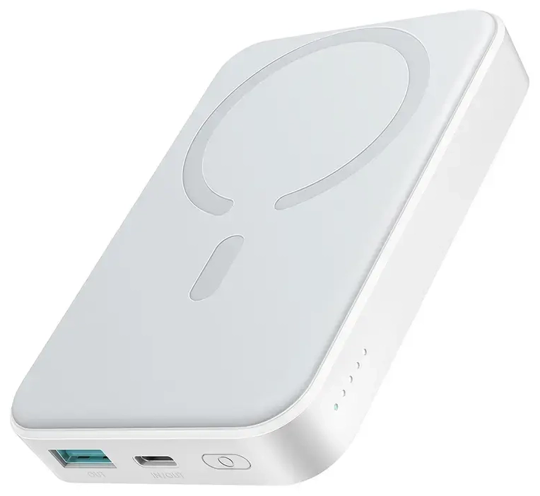 Joyroom JR-W020 išorinė baterija (powerbank) | 10 000 mAh | 20W | USB-C, MagSafe | baltas