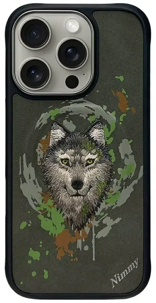 „Nimmy Wilk MagSafe“ ümbris iPhone 16 Pro jaoks, tumehall