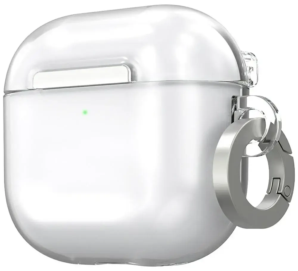 Araree Nukin ümbris AirPods 4 jaoks läbipaistev