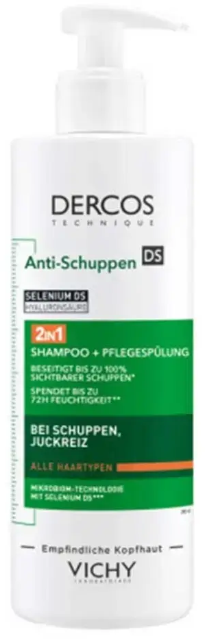 Vichy Dercos Anti-Dandruff 2in1 Dermatological Conditioning Shampoo 390ml