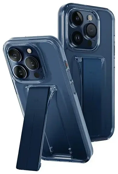 UNIQ etui Heldro Mount with Stand iPhone 15 Pro Max 6.7" niebieski|ultamarine deep blue