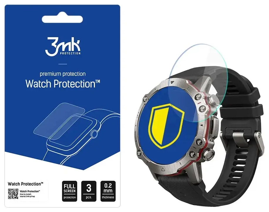 Amazfit Falcon - 3mk Watch Protection™ v. FlexibleGlass Lite screen protector