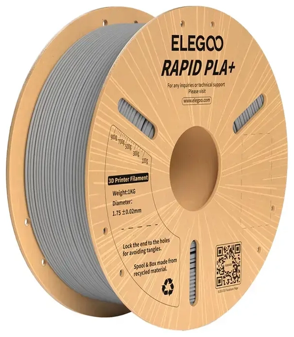 ELEGOO Rapid PLA+ Hõõgniit (Hall)