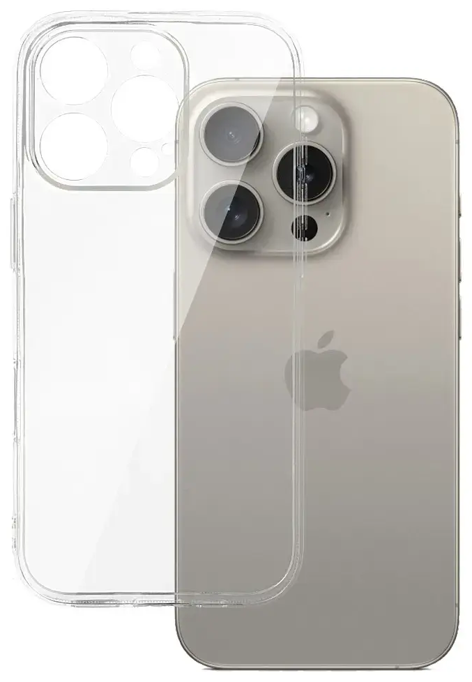 2 mm telefono dėklas iPhone 16 Pro skaidrus