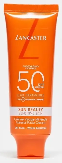Lancaster Sun Beauty Sensitive Skin Mineral Face Cream SPF50 50 Ml