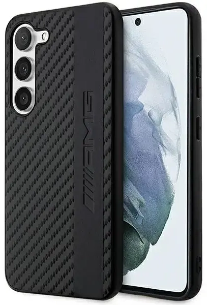 AMG AMHCS23SBLSCA S23 S911 czarny|black hardcase Carbon Stripe&Embossed