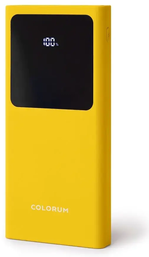 COLORUM CPB10-05 ārējais akumulators (powerbank) | 10000 mAh | dzeltens