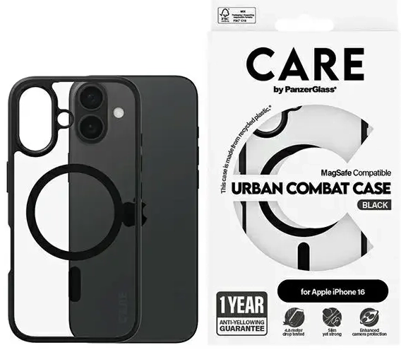 CARE by PanzerGlass Flagship Urban Case iPhone 16 6,1" MagSafe 1357
