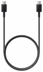 Samsung EP-DA705BBE datu pārraides un uzlādes vads | USB-C uz USB-C | 1m | melns