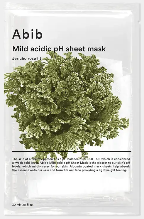 Abib, Mild Acidic PH Beauty Sheet Mask, Jerico Rose Fit, 1 Sheet Mask, 1.01 Fl Oz (30 Ml)