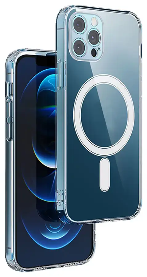 Anti Shock 1.5 mm phone case with MagSafe support for iPhone 17 Air transparent
