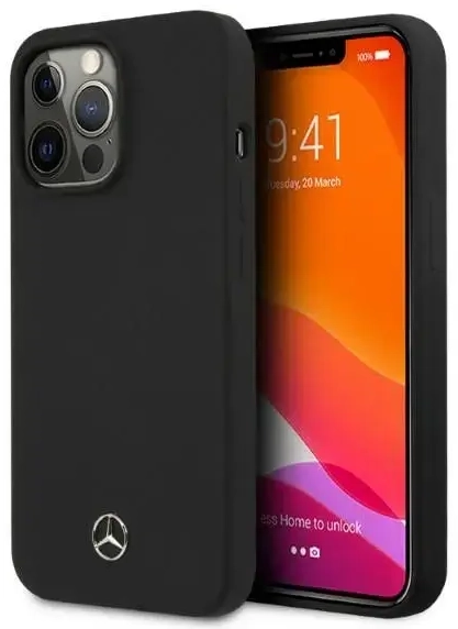 Mercedes MEHMP13LSILBK iPhone 13 Pro | 13 6,1" czarny|black hardcase Silicone Magsafe