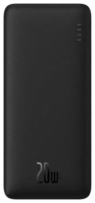 Baseus Airpow ārējais akumulators (powerbank) | 10000 mAh | 20W | USB-C, Micro USB | melns