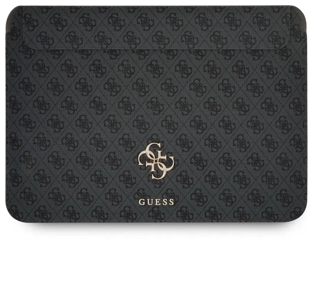 Guess PU 4G Metal Logo Computer Sleeve 13" Grey