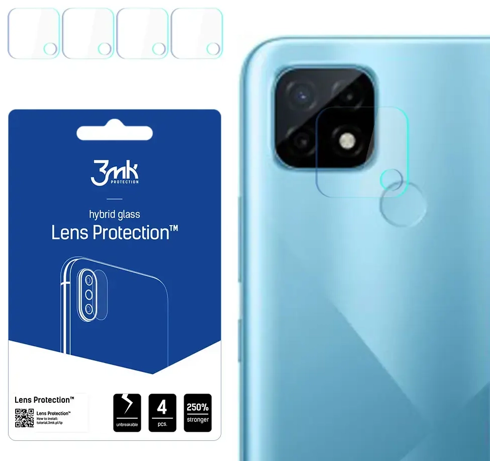 Realme C21 - 3mk Lens Protection™ screen protector