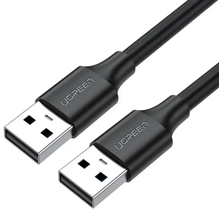 USB 2.0 M-M UGREEN cable US102, 1.5m (black)
