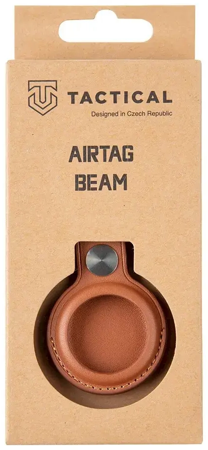 Tactical Airtag Beam Leather Brown