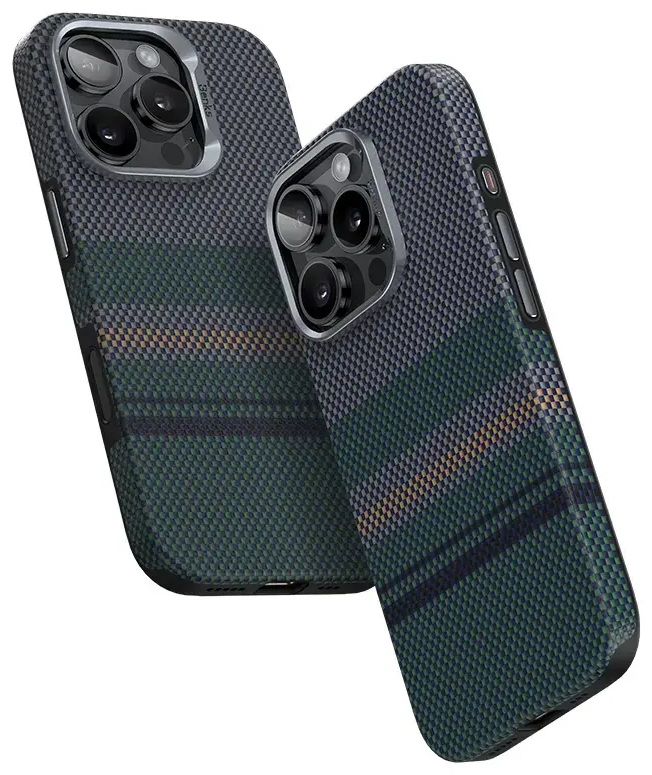 Benks Magnetic Armor Pro Aurora Kevlar 600D phone case for iPhone 16 Pro multicolor
