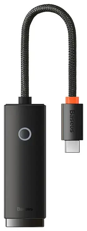 Baseus Lite Series USB-C kuni RJ45 võrguadapter (must)