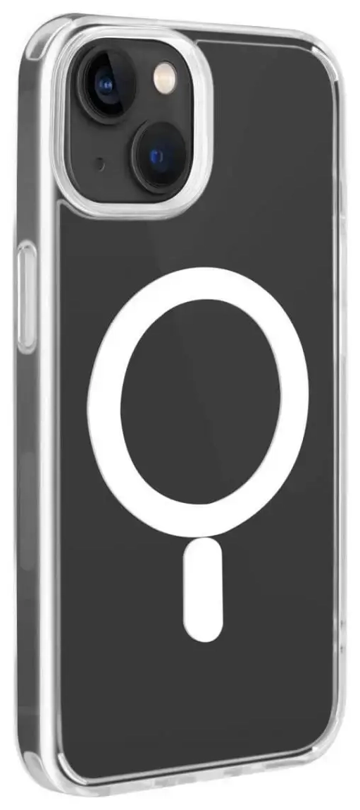 Puro Lite Mag MagSafe silikoonist ümbris iPhone 14 | 13 jaoks – läbipaistev