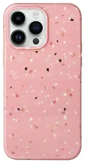 UNIQ etui Coehl Terrazzo iPhone 14 Pro 6,1" różowy|coral pink