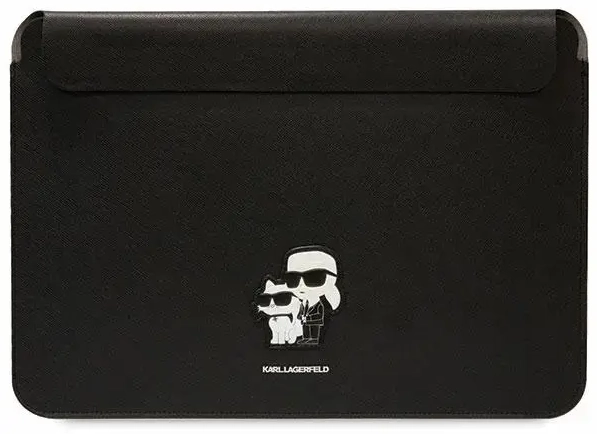 Karl Lagerfeld Sleeve KLCS16SAKCPMK 16 black|black Saffiano Karl&Choupette