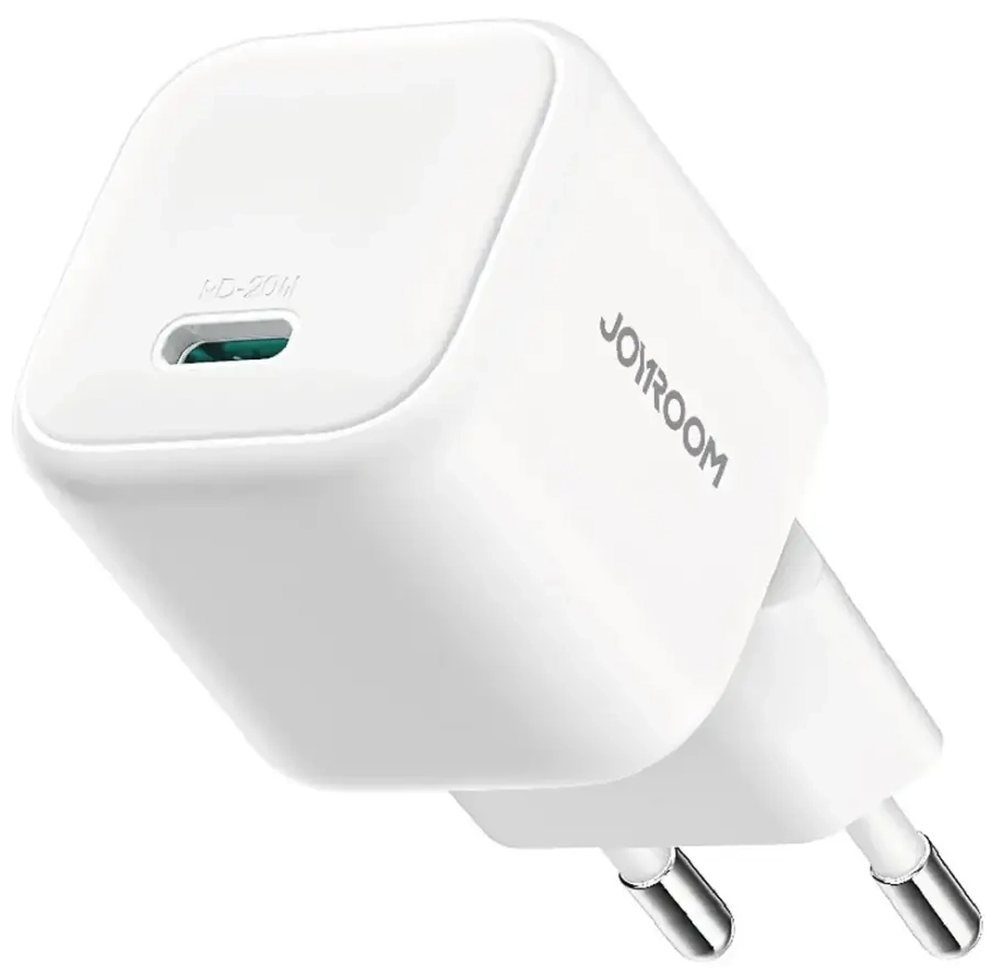 Joyroom JR-TCG08 tīkla lādētājs | 20W | PD, QC, GaN | USB-C | balts
