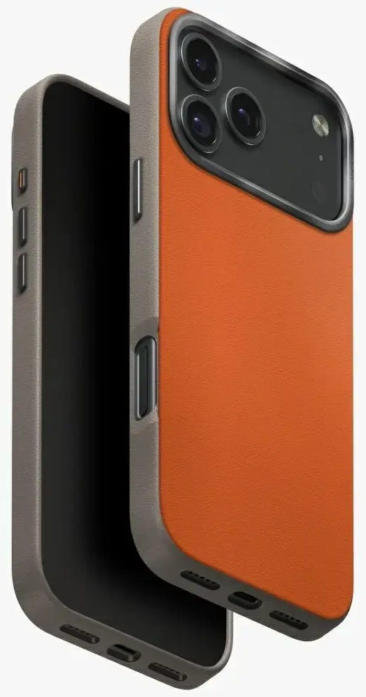 UNIQ Lyden DS чехол с поддержкой MagSafe для телефона iPhone 17 Pro Max orange - gray оранжевый - серый
