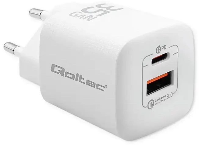 Qoltec GaN ULTRA reisilaadija | 35W | GaN | USB-C