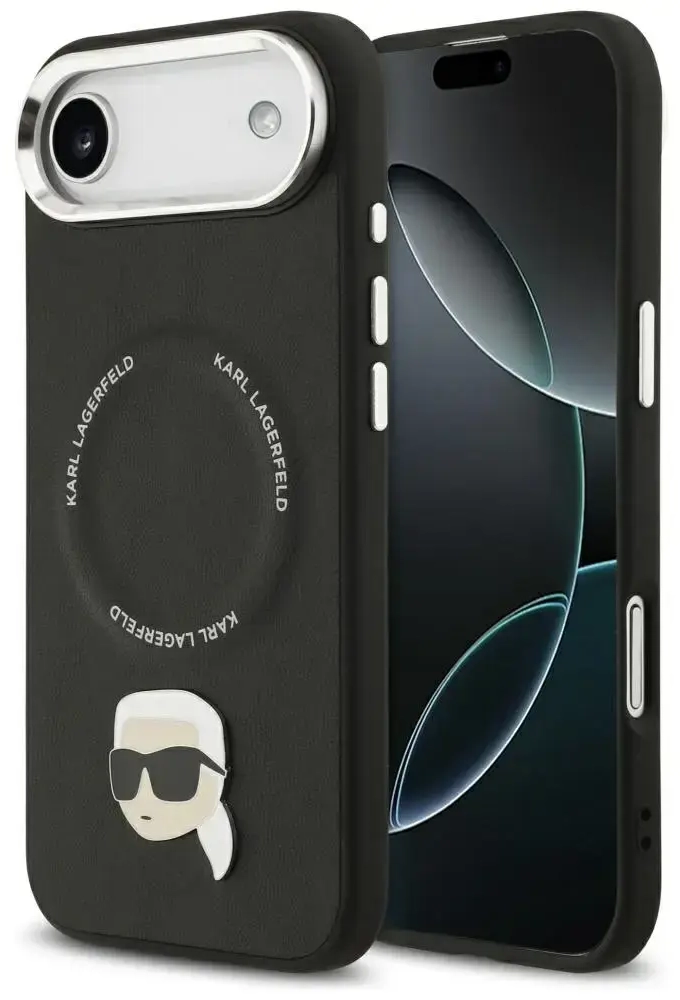 Karl Lagerfeld Karl Pin MagSafe Case for iPhone Air Black