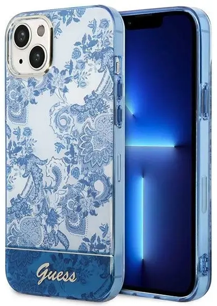 Guess GUHCP14MHGPLHB iPhone 14 Plus 6,7" niebieski|blue hardcase Porcelain Collection