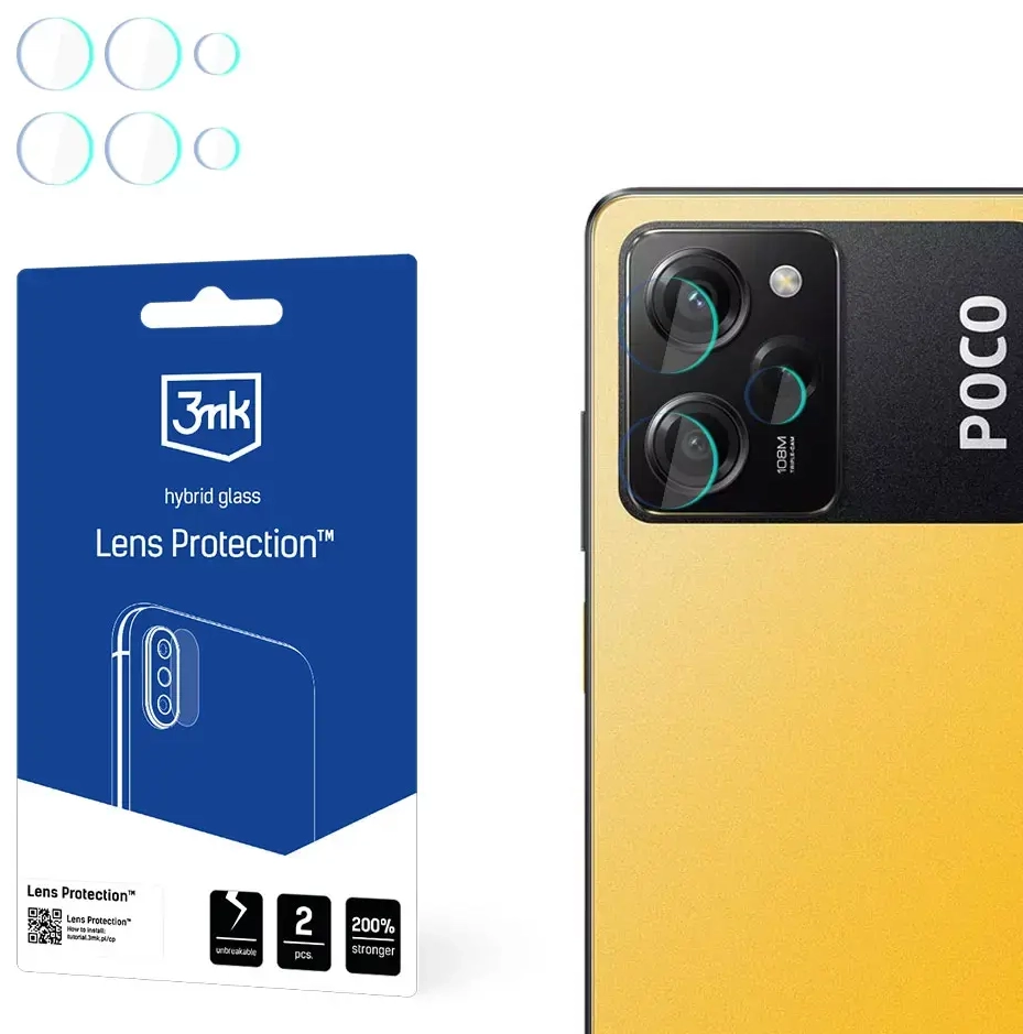 Poco X5 Pro 5G - 3mk Lens Protection™ screen protector
