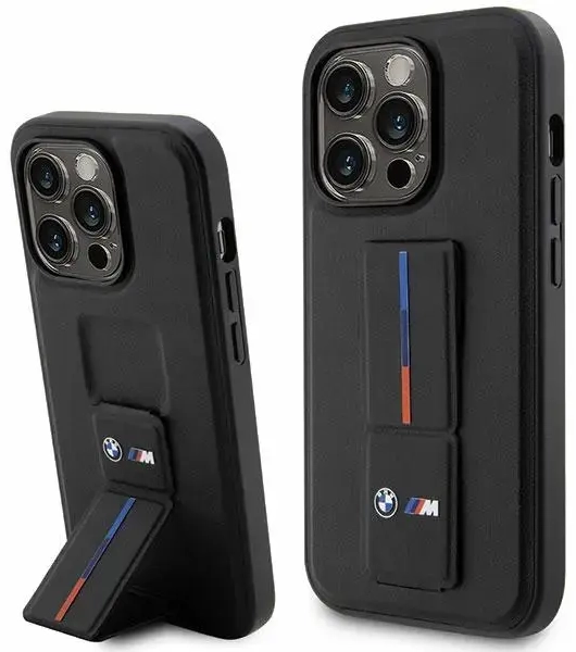 Etui BMW BMHCP14L22GSLK iPhone 14 Pro 6.1" czarny|black hardcase Grip Hot Stamp
